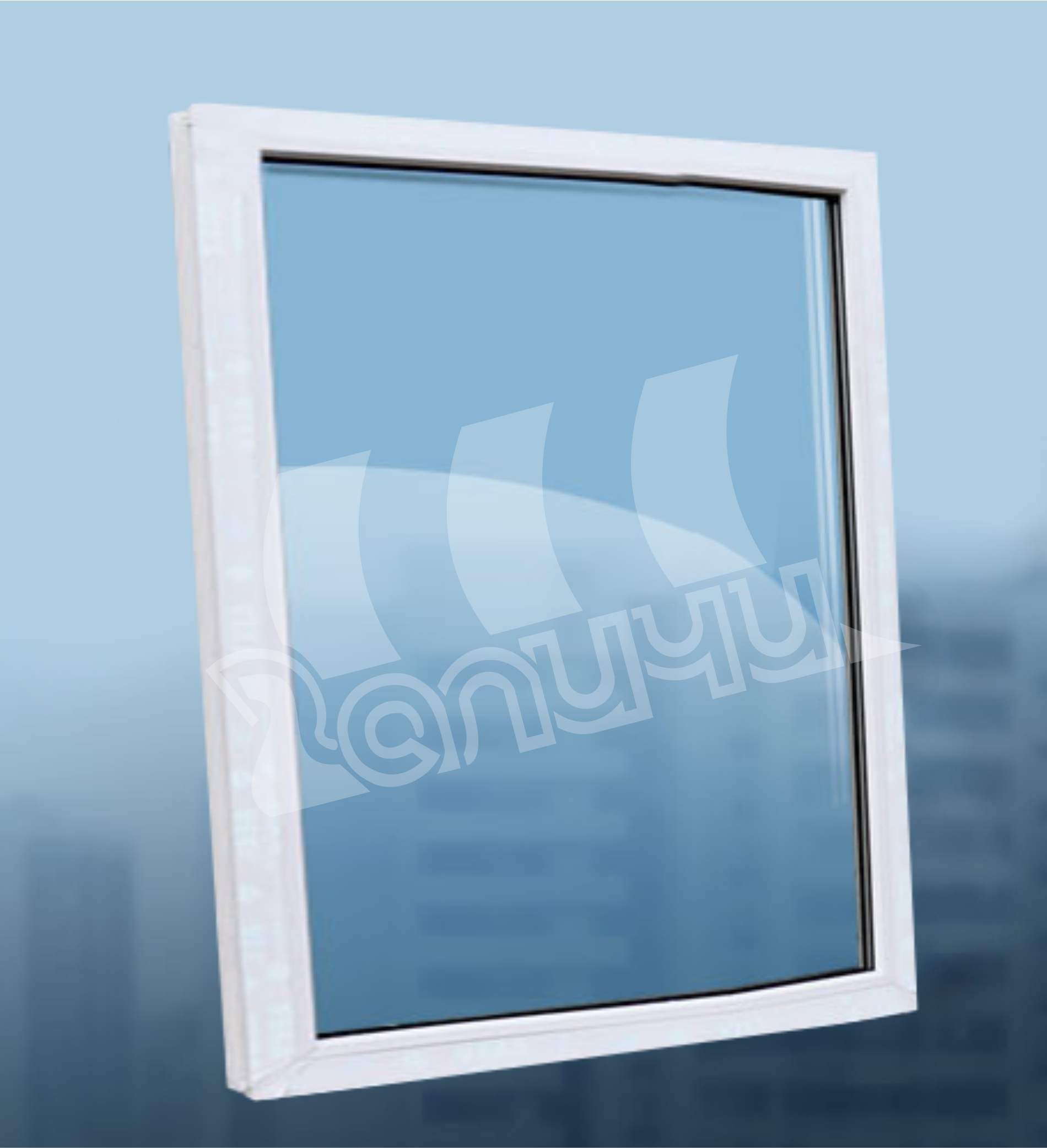 Окно WHS Halo 60 900х900 мм, глухое