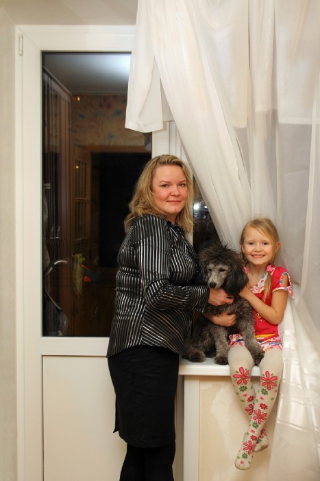 Тихонова Юлия Геннадьевна с дочерью Ольгой