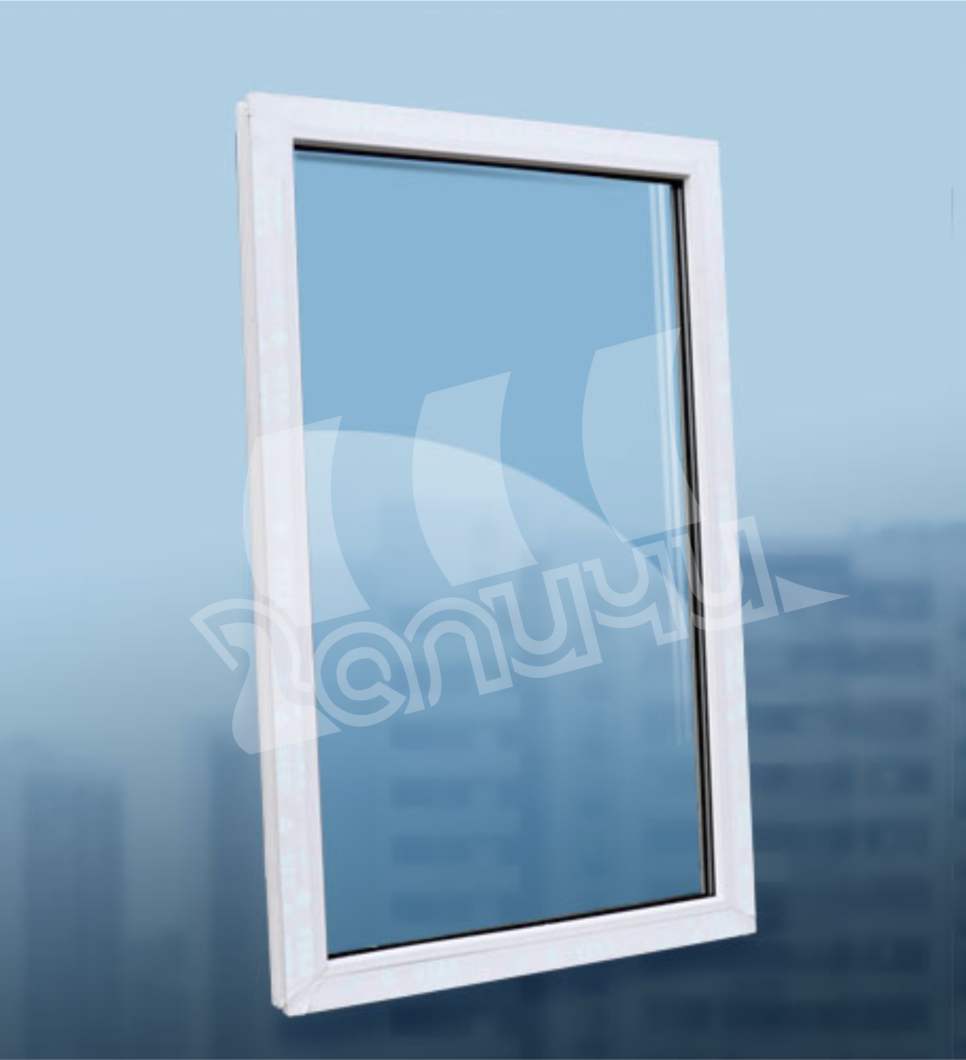 Окно WHS Halo 60 600х500 мм, глухое